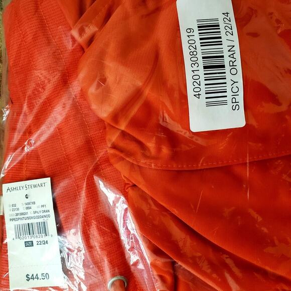 Ashley Stewart Spicy Orange Women's Jacket and Pants Activewear, Size 22/24 - Picture 5 of 7